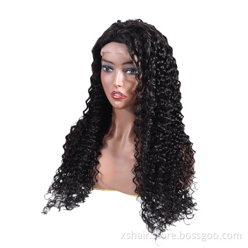 New Product Short Real Bone Straight Lace Front Ready Ship Frontal 360 Human Hair Wig For Woman